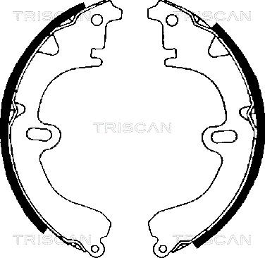 Triscan 8100 13392 - Комплект спирачна челюст vvparts.bg