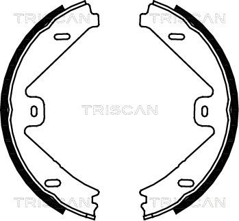 Triscan 8100 23033 - Комплект спирачна челюст vvparts.bg