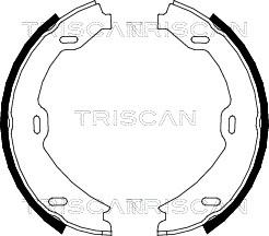 Triscan 8100 23027 - Комплект спирачна челюст, ръчна спирачка vvparts.bg
