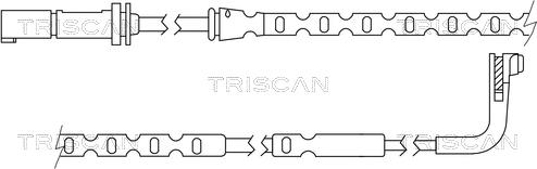 Triscan 8115 11041 - Предупредителен контактен сензор, износване на накладките vvparts.bg