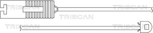 Triscan 8115 11010 - Предупредителен контактен сензор, износване на накладките vvparts.bg