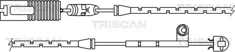 Triscan 8115 11017 - Предупредителен контактен сензор, износване на накладките vvparts.bg