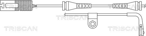 Triscan 8115 11022 - Предупредителен контактен сензор, износване на накладките vvparts.bg
