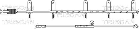 Triscan 8115 17003 - Предупредителен контактен сензор, износване на накладките vvparts.bg