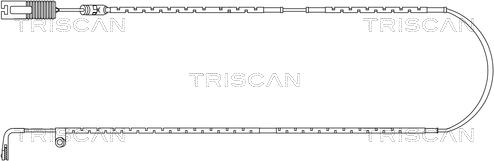 Triscan 8115 17010 - Предупредителен контактен сензор, износване на накладките vvparts.bg