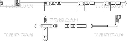 Triscan 8115 17013 - Предупредителен контактен сензор, износване на накладките vvparts.bg