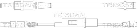 Triscan 8115 38003 - Предупредителен контактен сензор, износване на накладките vvparts.bg