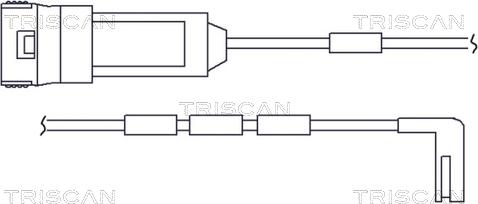 Triscan 8115 24006 - Предупредителен контактен сензор, износване на накладките vvparts.bg