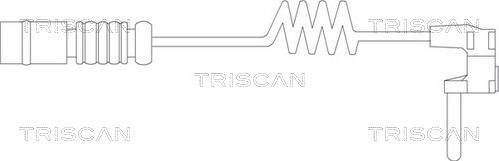 Triscan 8115 23013 - Предупредителен контактен сензор, износване на накладките vvparts.bg