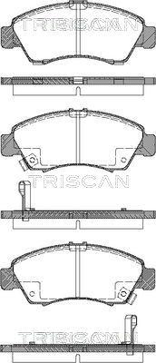 Triscan 8110 40169 - Комплект спирачно феродо, дискови спирачки vvparts.bg