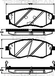 Stellox 329 042-SX - Комплект спирачно феродо, дискови спирачки vvparts.bg