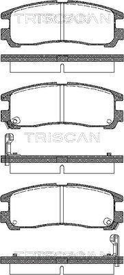 BENDIX 572185 - Комплект спирачно феродо, дискови спирачки vvparts.bg