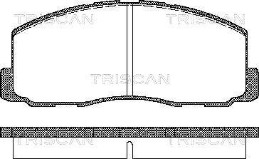 Ferodo FSL368 - Комплект спирачно феродо, дискови спирачки vvparts.bg