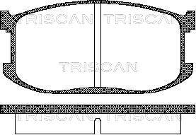 BOSCH 467 602B - Комплект спирачно феродо, дискови спирачки vvparts.bg