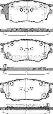 Lucas Electrical 6133092 - Комплект спирачно феродо, дискови спирачки vvparts.bg