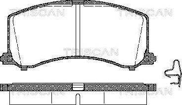 Magneti Marelli 600000099340 - Комплект спирачно феродо, дискови спирачки vvparts.bg