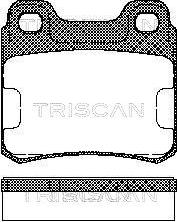 Triscan 8110 65001 - Комплект спирачно феродо, дискови спирачки vvparts.bg