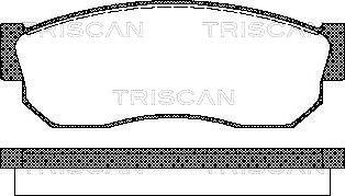 Roulunds Braking 51432181 - Комплект спирачно феродо, дискови спирачки vvparts.bg