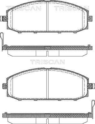 Herth+Buss Elparts J3601070 - Комплект спирачно феродо, дискови спирачки vvparts.bg