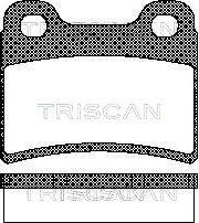 Triscan 8110 16165 - Комплект спирачно феродо, дискови спирачки vvparts.bg