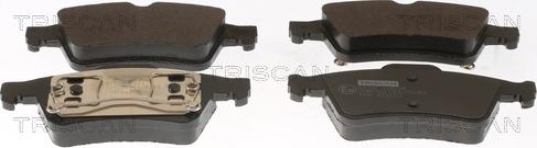 Triscan 8110 10538 - Комплект спирачно феродо, дискови спирачки vvparts.bg