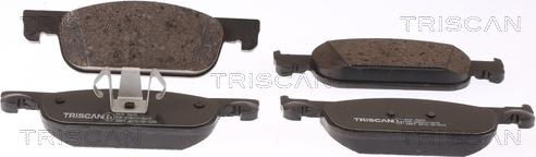 Triscan 8110 10610 - Комплект спирачно феродо, дискови спирачки vvparts.bg