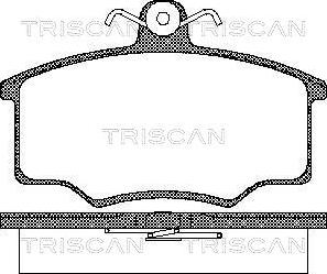 Valeo 597061 - Комплект спирачно феродо, дискови спирачки vvparts.bg