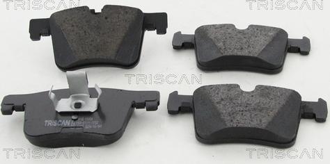 Triscan 8110 18025 - Комплект спирачно феродо, дискови спирачки vvparts.bg