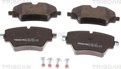 Triscan 8110 11065 - Комплект спирачно феродо, дискови спирачки vvparts.bg