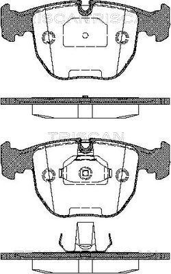 Triscan 8110 11006 - Комплект спирачно феродо, дискови спирачки vvparts.bg