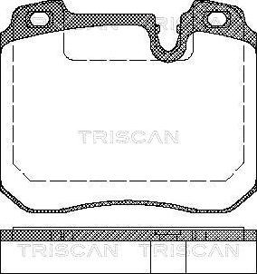 BOSCH 0 986 TB2 661 - Комплект спирачно феродо, дискови спирачки vvparts.bg