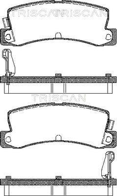 MK Kashiyama D2048M-01 - Комплект спирачно феродо, дискови спирачки vvparts.bg