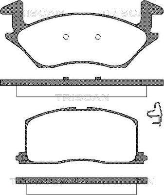 Spidan 31799 - Комплект спирачно феродо, дискови спирачки vvparts.bg