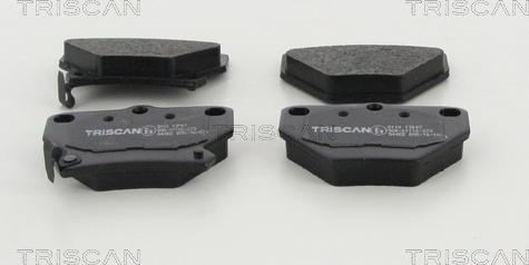 Triscan 8110 13047 - Комплект спирачно феродо, дискови спирачки vvparts.bg