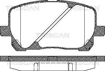 Lucas Electrical 6133159 - Комплект спирачно феродо, дискови спирачки vvparts.bg