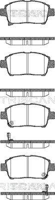 Triscan 8110 13057 - Комплект спирачно феродо, дискови спирачки vvparts.bg