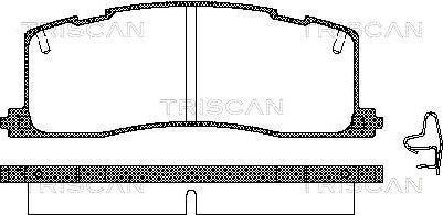 Woking 267300 - Комплект спирачно феродо, дискови спирачки vvparts.bg