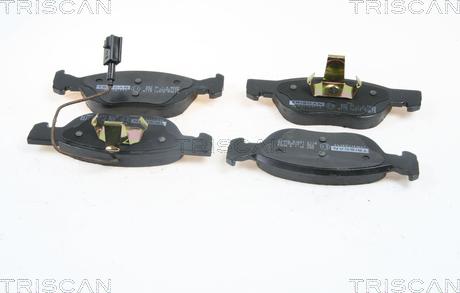 Triscan 8110 12015 - Комплект спирачно феродо, дискови спирачки vvparts.bg