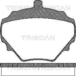 Remsa 2052.10 - Комплект спирачно феродо, дискови спирачки vvparts.bg