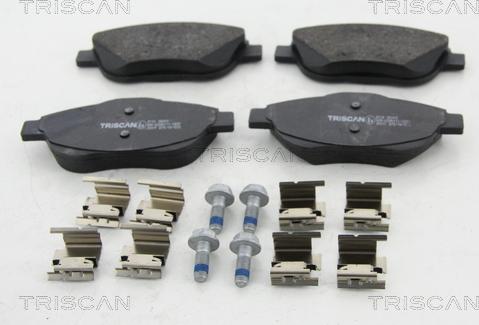 Triscan 8110 38009 - Комплект спирачно феродо, дискови спирачки vvparts.bg