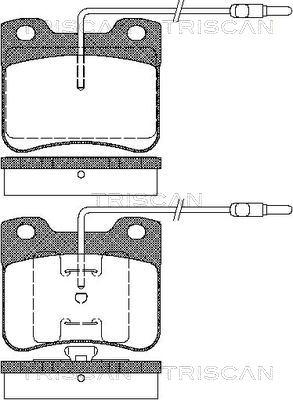 VEMA K600102 - Комплект спирачно феродо, дискови спирачки vvparts.bg