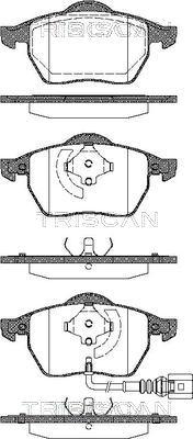 Triscan 8110 29040 - Комплект спирачно феродо, дискови спирачки vvparts.bg