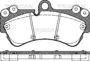 VW 95535193906 - Комплект спирачно феродо, дискови спирачки vvparts.bg