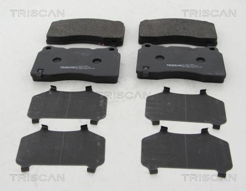 Triscan 8110 24048 - Комплект спирачно феродо, дискови спирачки vvparts.bg