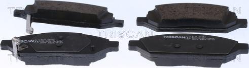 Triscan 8110 24052 - Комплект спирачно феродо, дискови спирачки vvparts.bg