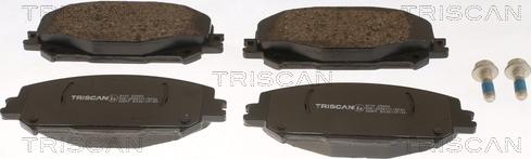 Triscan 8110 25054 - Комплект спирачно феродо, дискови спирачки vvparts.bg