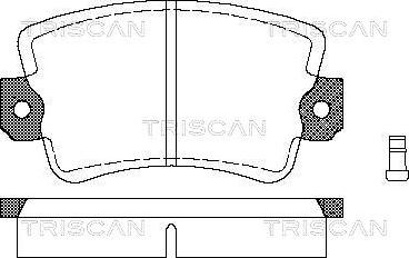 Valeo 540418 - Комплект спирачно феродо, дискови спирачки vvparts.bg