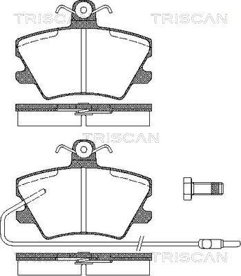 Jurid 573254J - Комплект спирачно феродо, дискови спирачки vvparts.bg