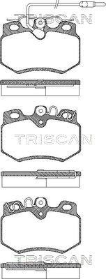 Triscan 8110 28850 - Комплект спирачно феродо, дискови спирачки vvparts.bg