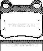 Triscan 8110 23995 - Комплект спирачно феродо, дискови спирачки vvparts.bg